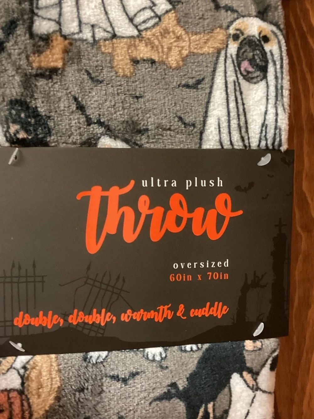 Halloween Ghost Dog Blanket 👻